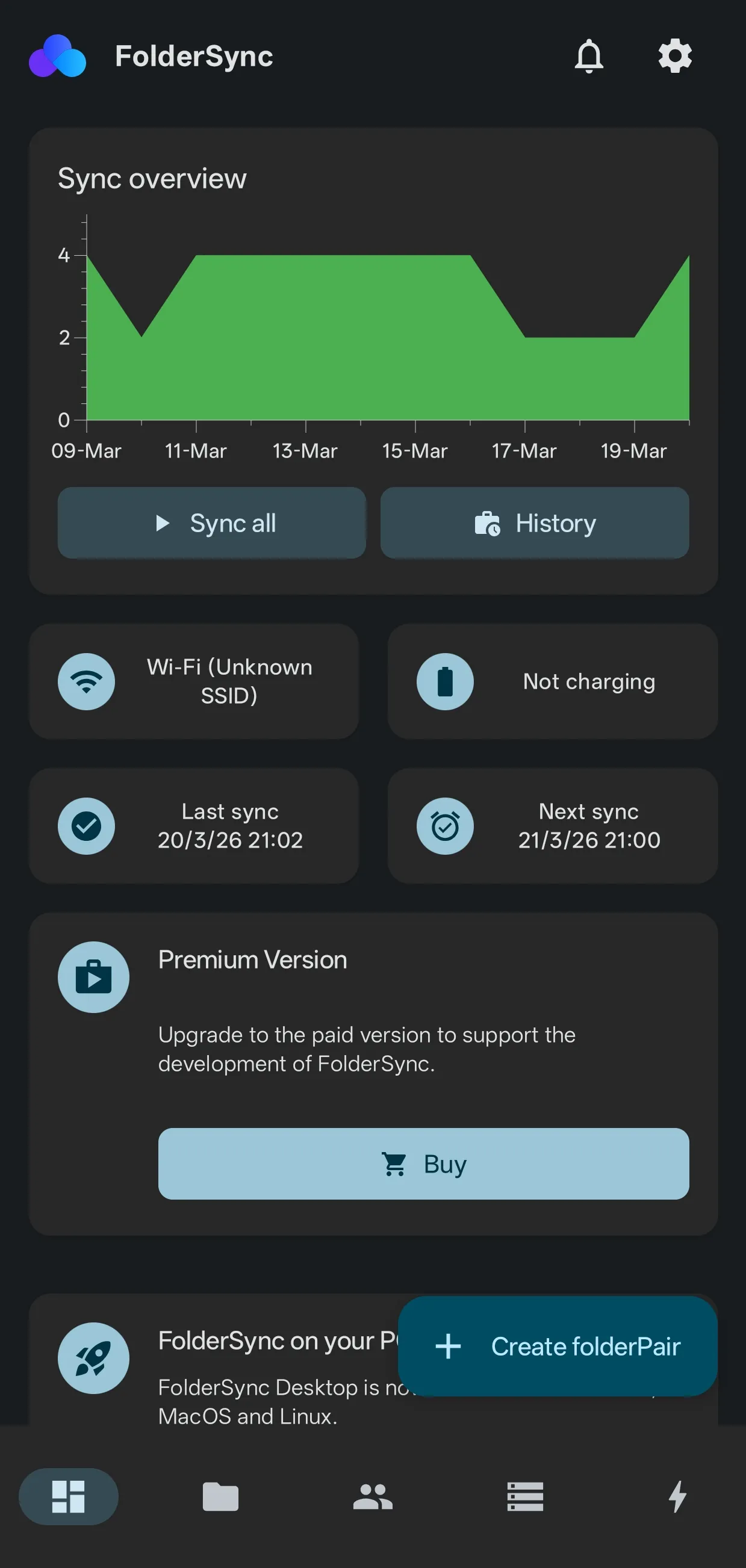 FolderSync screenshot